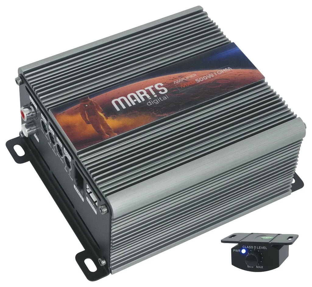 Marts Digital  500 1  500w  Mono Car Amplifier+Bass Remote+Amp Kit