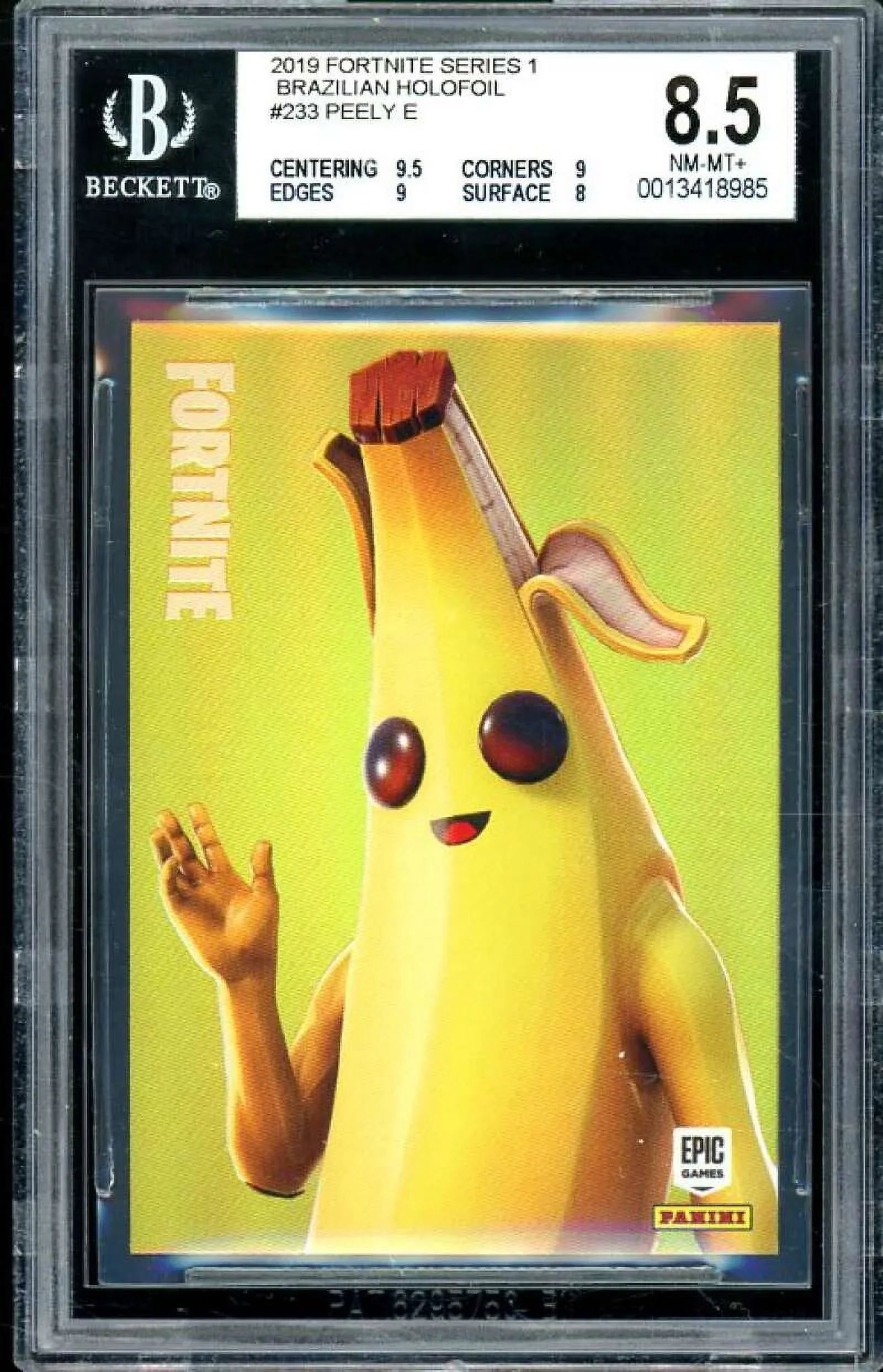 Peely 2019 Fortnite Series 1 Brazilian Holofoil #233
