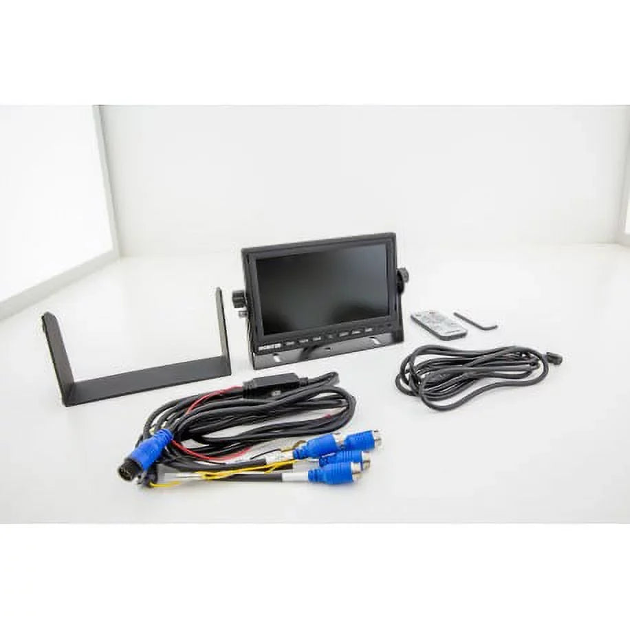 Echomaster -7044- 7 in. 720p  Monitor with 4 Channel Input
