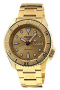 Seiko  Seiko 5 Sports Men's Watch Gold-Tone 42.5mm Stainless Steel