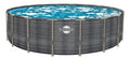 Sunneday Oasis Rattan Soft-Sided Pool 24 ft. Round x 52 in.
