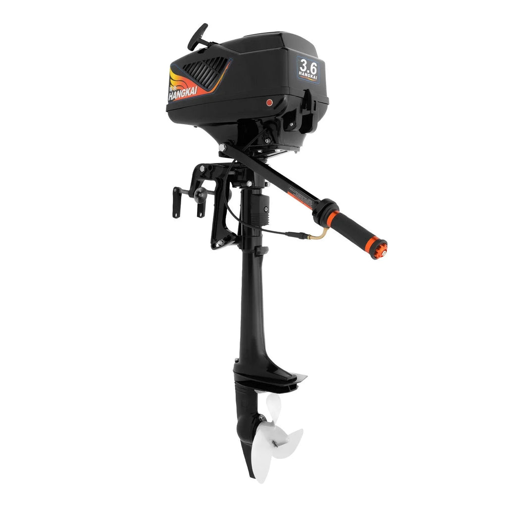 2 Stroke 3.6  Outboard Motor Fishing Boat Engine Water Cooling  Outboard Boat Motor 90cm/35.4in