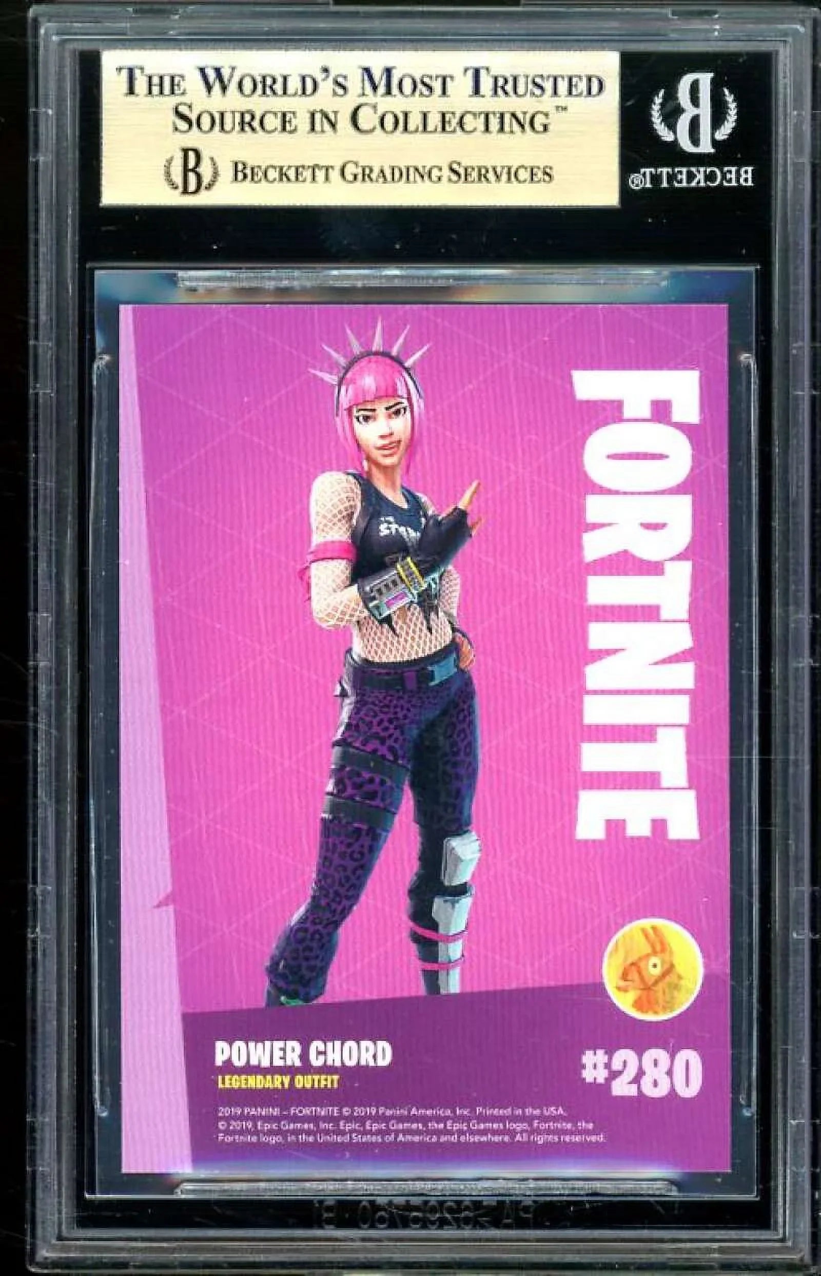 Power Chord 2019 Fortnite Series 1  #280 (pop 2)  9.5 (10 9.5 9.5 9.5)