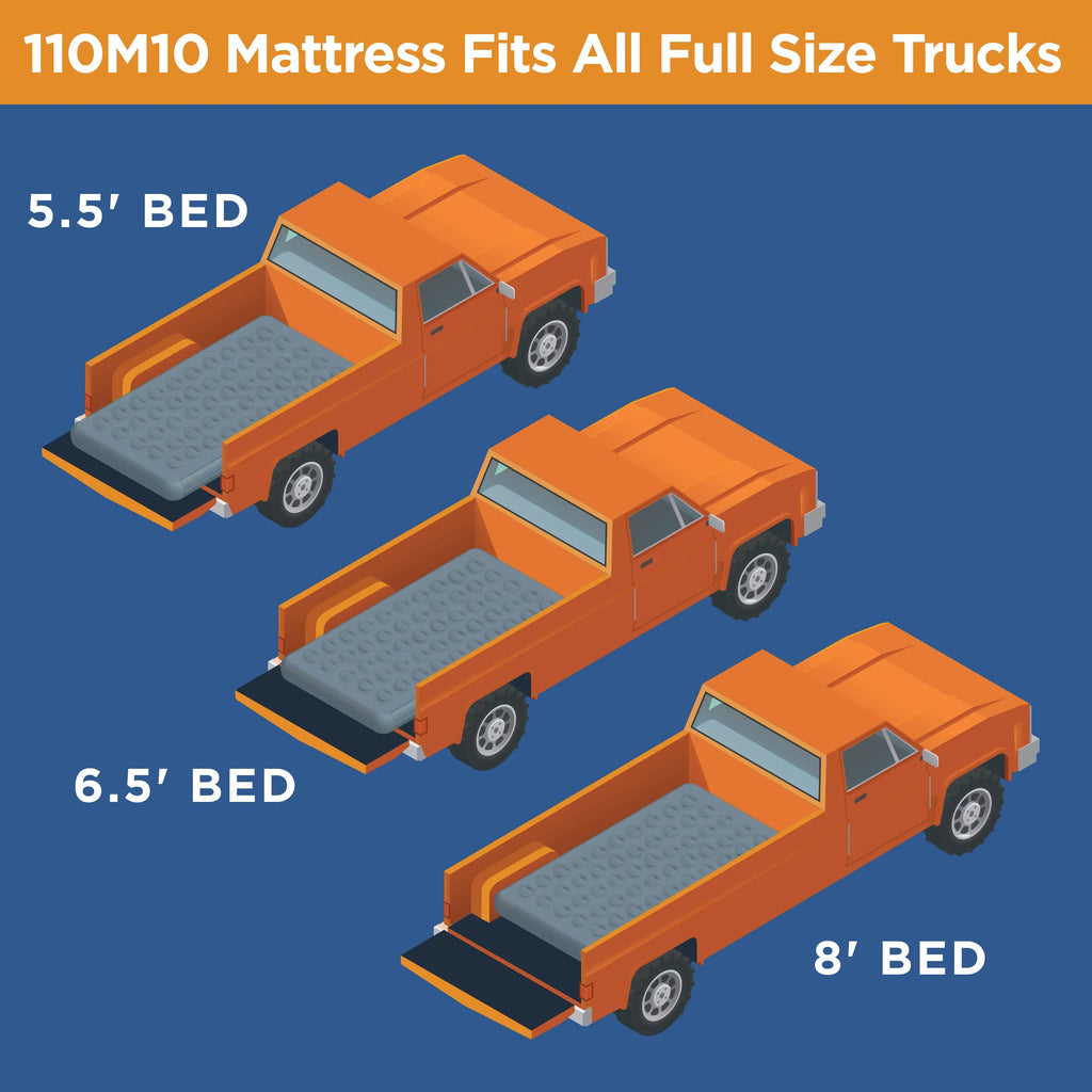 Rightline Full Size Truck Bed Air Mattress (5.5' to 8'), 110M10 2018 Ford -150