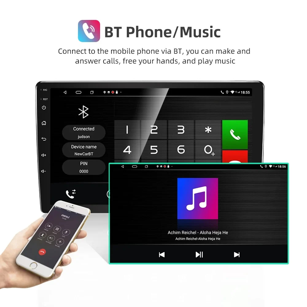 9 inch Apple CarPlay & Android Auto Car Stereo Receiver, Car Radio Compatible with 2010-2013 Mazda 3 with backup camera
