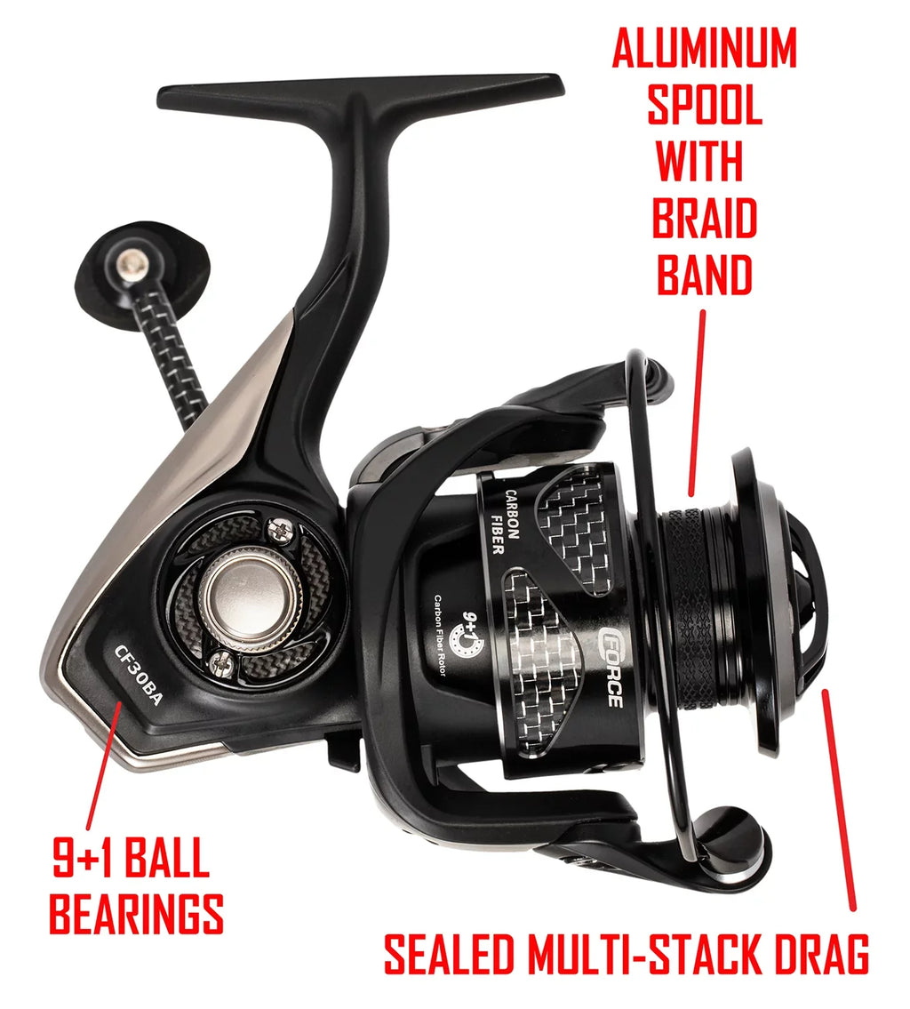 Ardent  Force Spinning Reel, 3000 size. 5.2:1 Gear Ratio