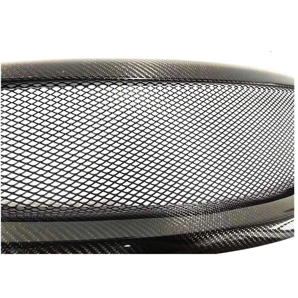 Front Car Bumper Grille Grill for Infiniti   Nissan Skyline 2010-2014 Sedan Carbon Fiber