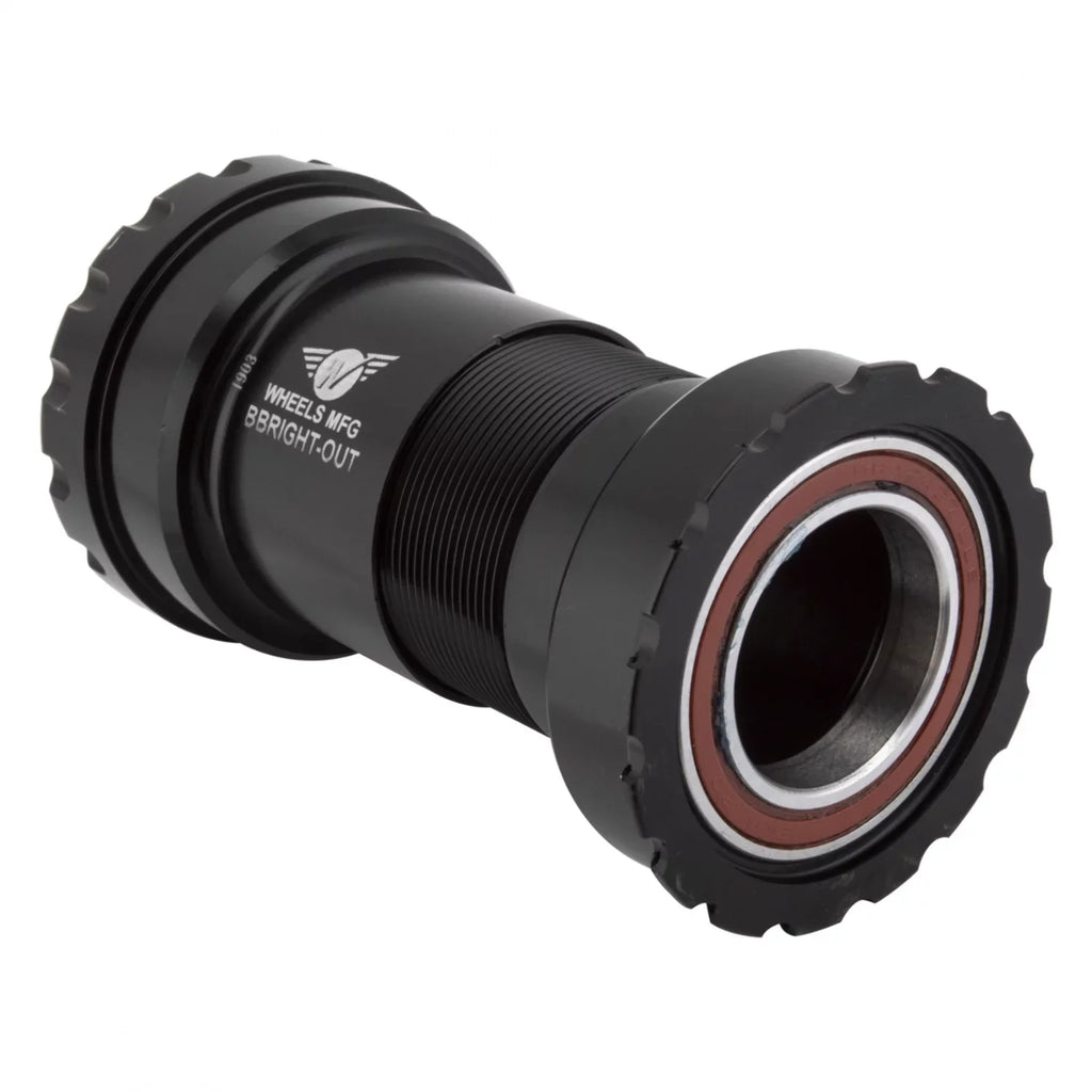 Wheels Manufacturing BBright to Shimano Bottom Bracket Angular Bearings Black