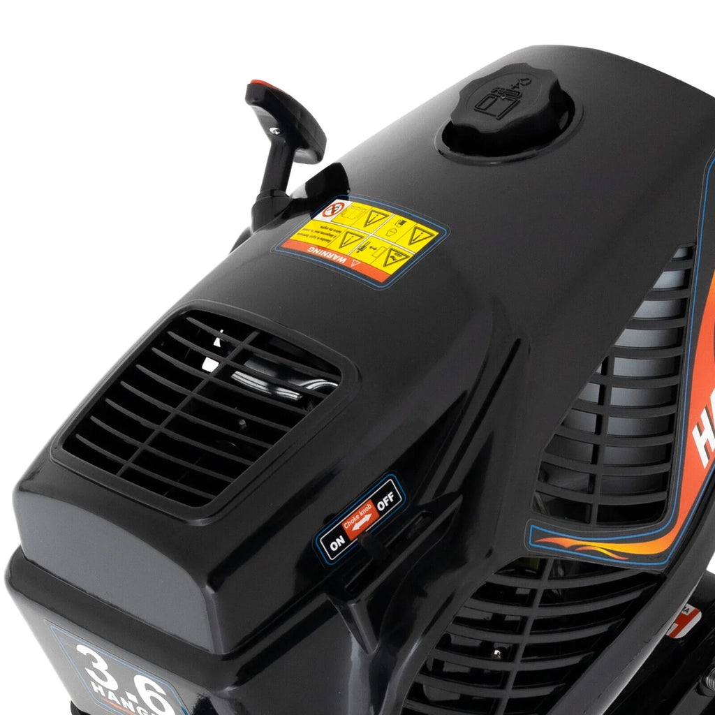 2 Stroke 3.6  Outboard Motor Fishing Boat Engine Water Cooling  Outboard Boat Motor 90cm/35.4in