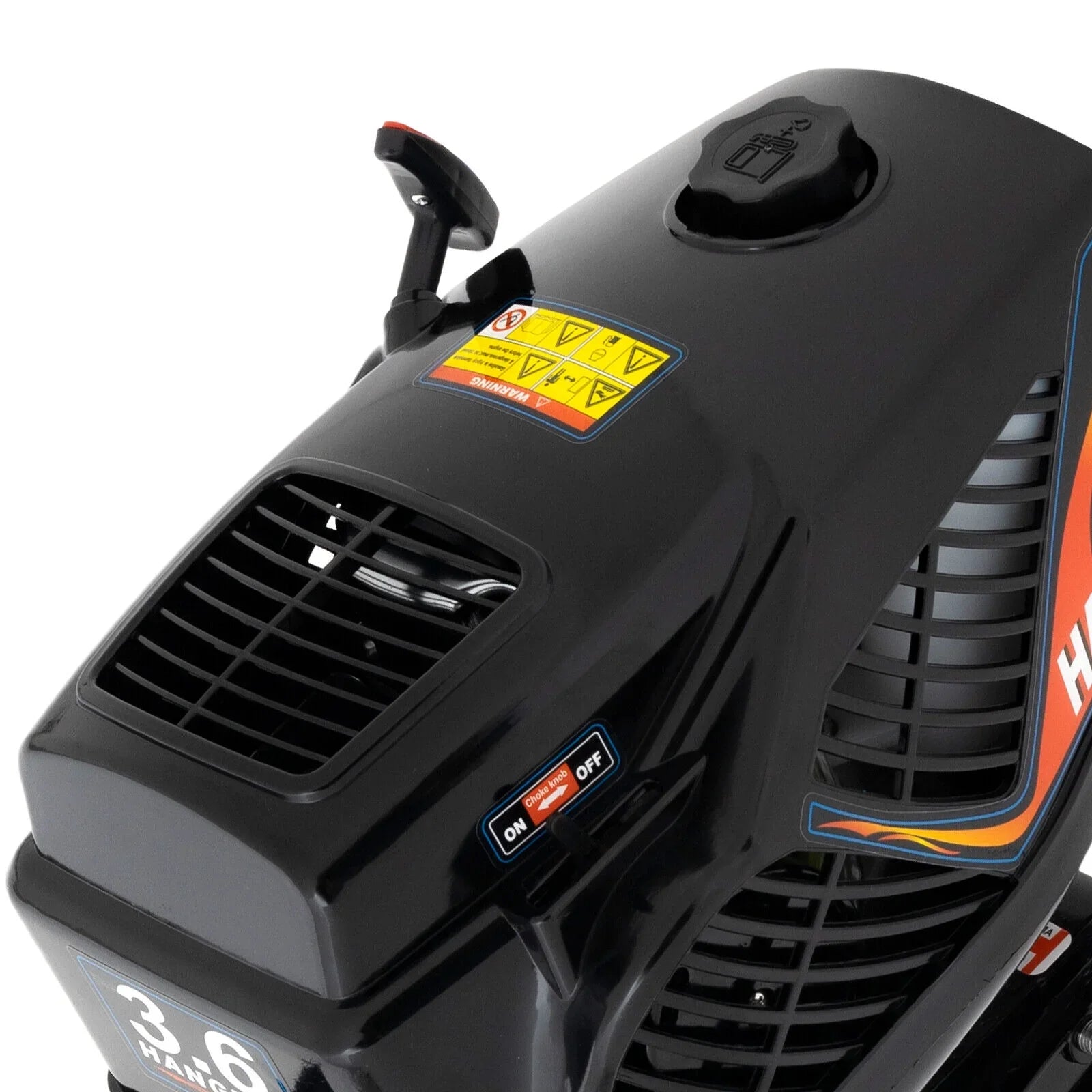 2 Stroke 3.6  Outboard Motor Fishing Boat Engine Water Cooling  Outboard Boat Motor 90cm/35.4in