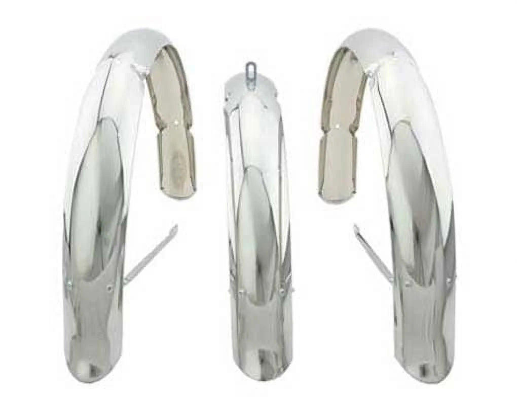 26" Flared Stander Conversion Kit Fender Set Chrome. 26" beach cruiser. trike fender set tricyle fender set