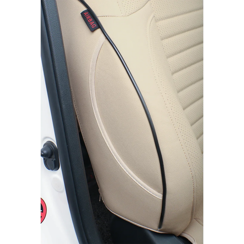 Custom Fit Accord Car Seat Covers for Honda Accord 2010 2011 2012 - Full Set Leatherette(Beige)