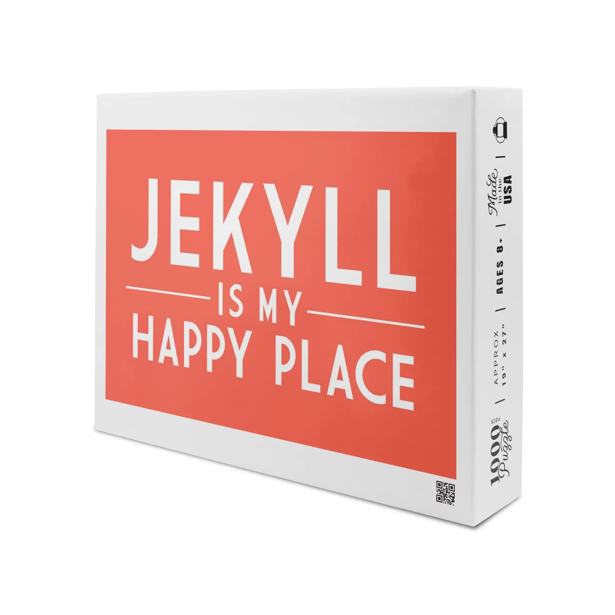 Jekyll Island, Georgia, Jekyll Is My Happy Place, Simply Said (1000 Piece Puzzle, Size 19x27, Challenging Jigsaw Puzzle for Adults and Family, Made in )