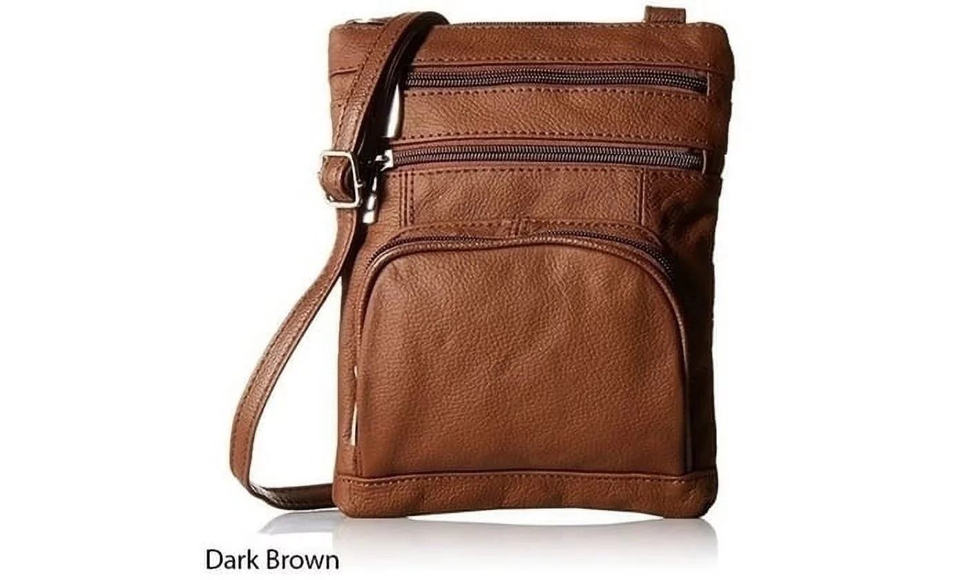 Super Soft Leather Plus Size Crossbody Bag