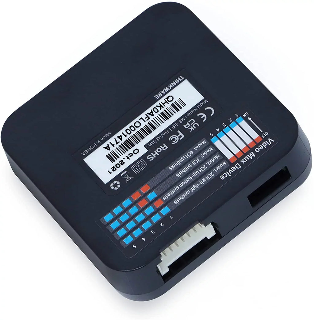 Multiplexer Box Accessory - for Up To 5 Channel Recording, Compatible with  ,  and  Dash Cams