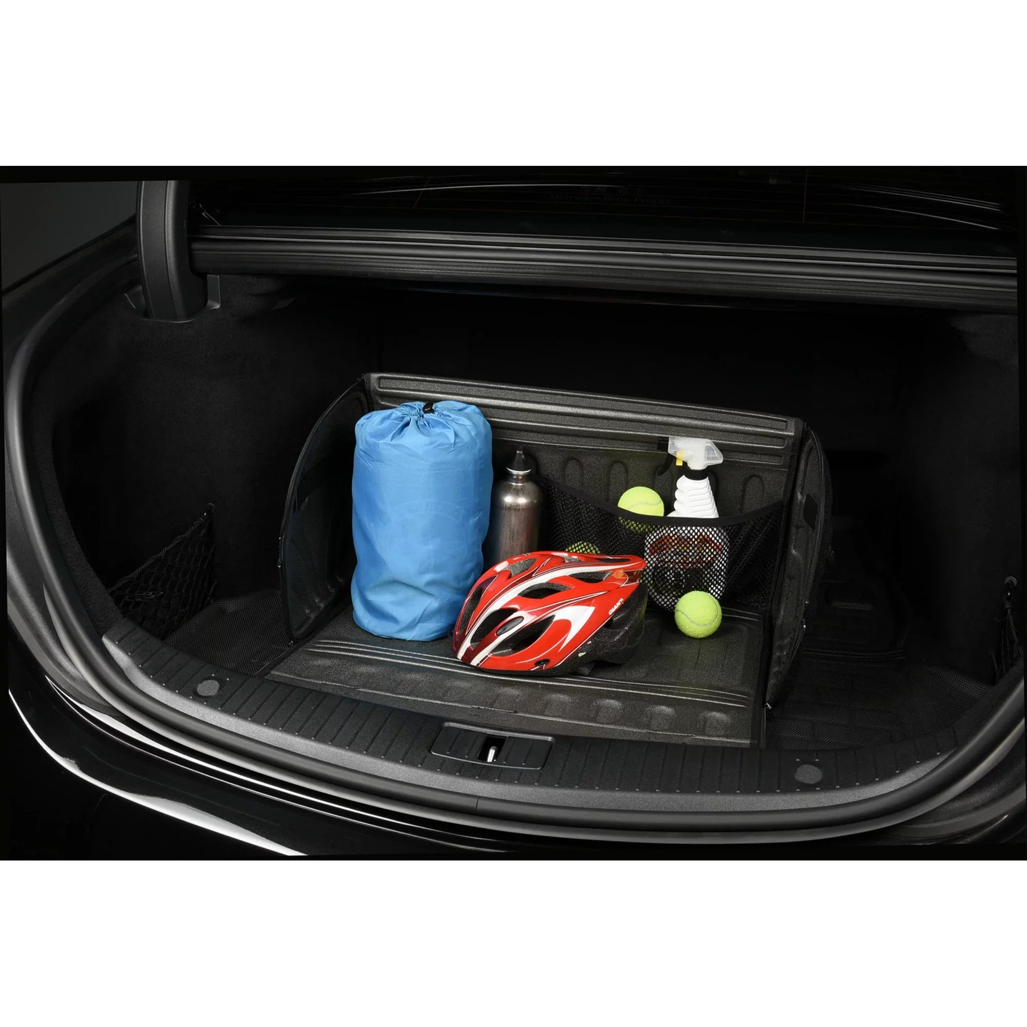 3D MAXpider  Series Multipurpose Foldable Handy Trunk Vehicle Organizer, Carbon Fiber Texture (27.5 in. x 12 in. x 12.5 in.)