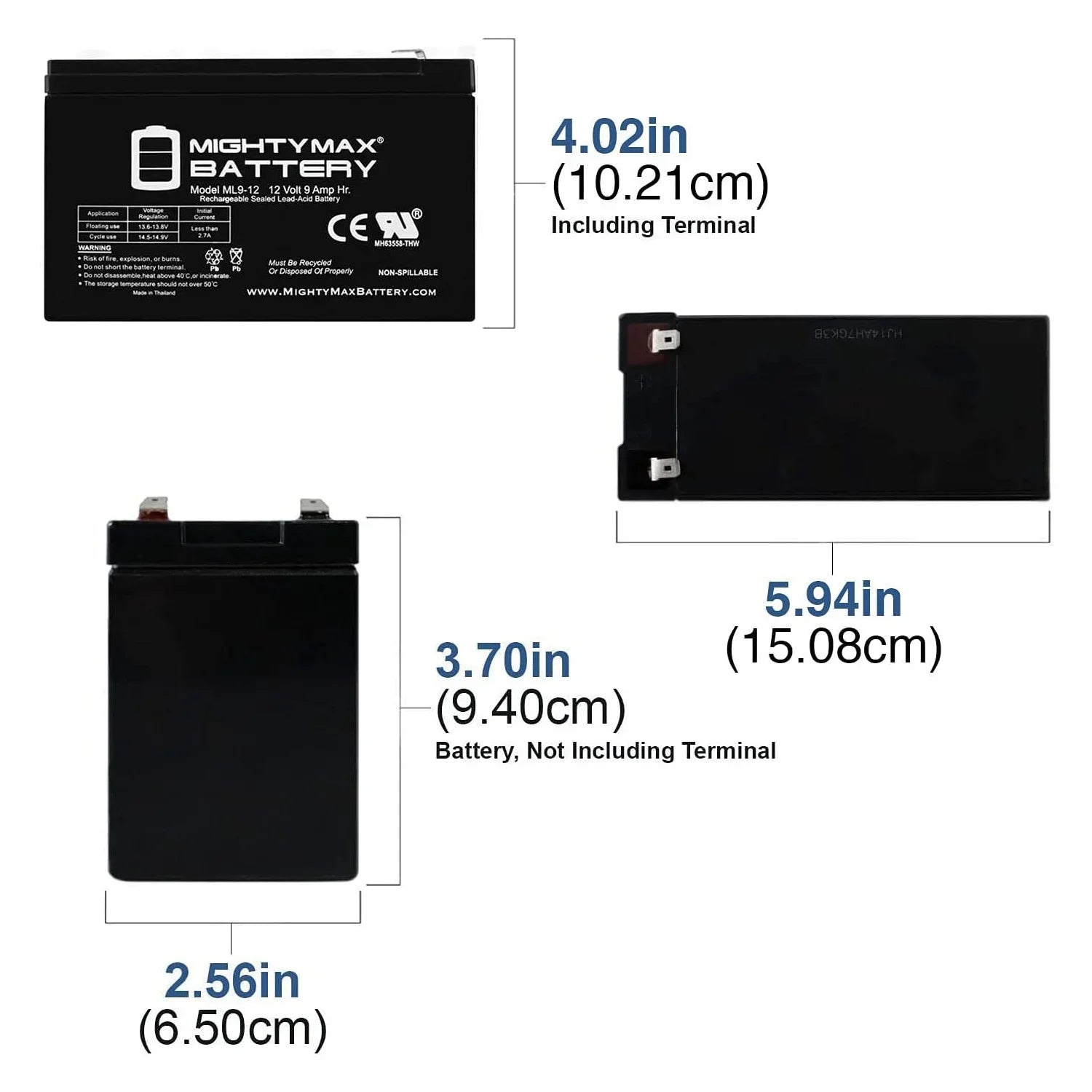 12V 9Ah Battery Replacement for Merida  500 Electric Bike - 6 Pack