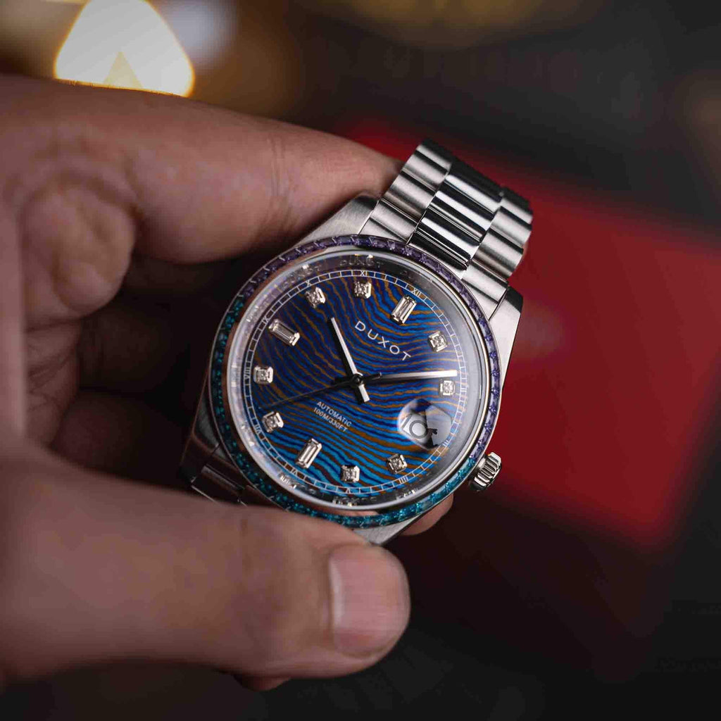 Duxot Serenata Rainbow Diver Automatic Damascus Limited Edition