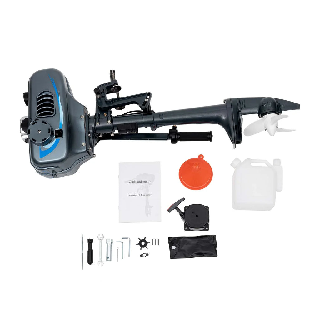  2 Stroke 3.5HP Outboard Motor Fishing Boat Engine / Water Cooling System