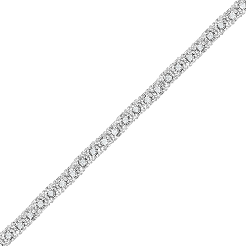 Arista 1/2 Ct Diamond Tennis Bracelet for Women in Sterling Silver Mother's Day Gifts (-, )