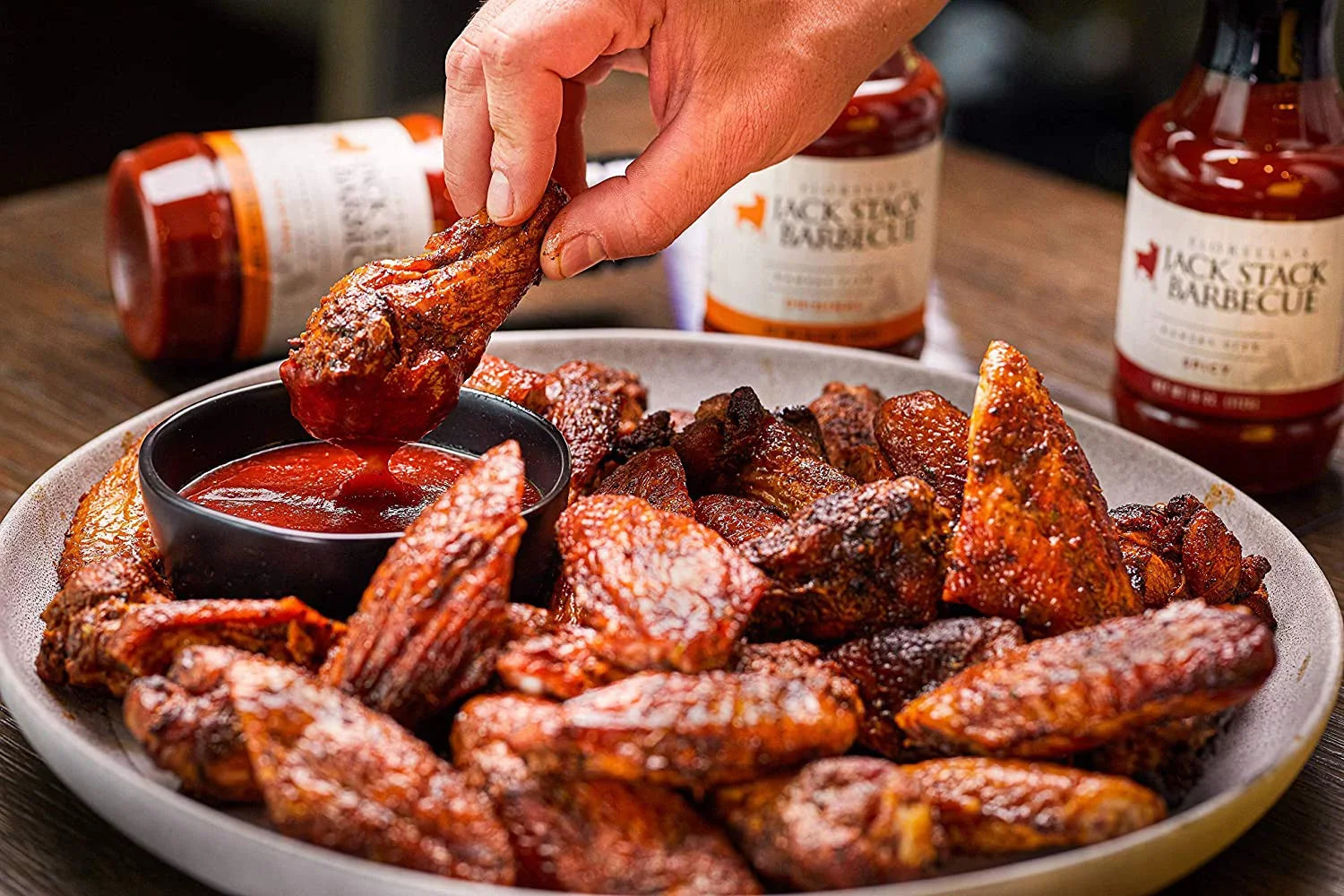 Jack Stack Barbecue Spicy Sauce - Kansas City  Sauce - Spicy Smoked   Sauce