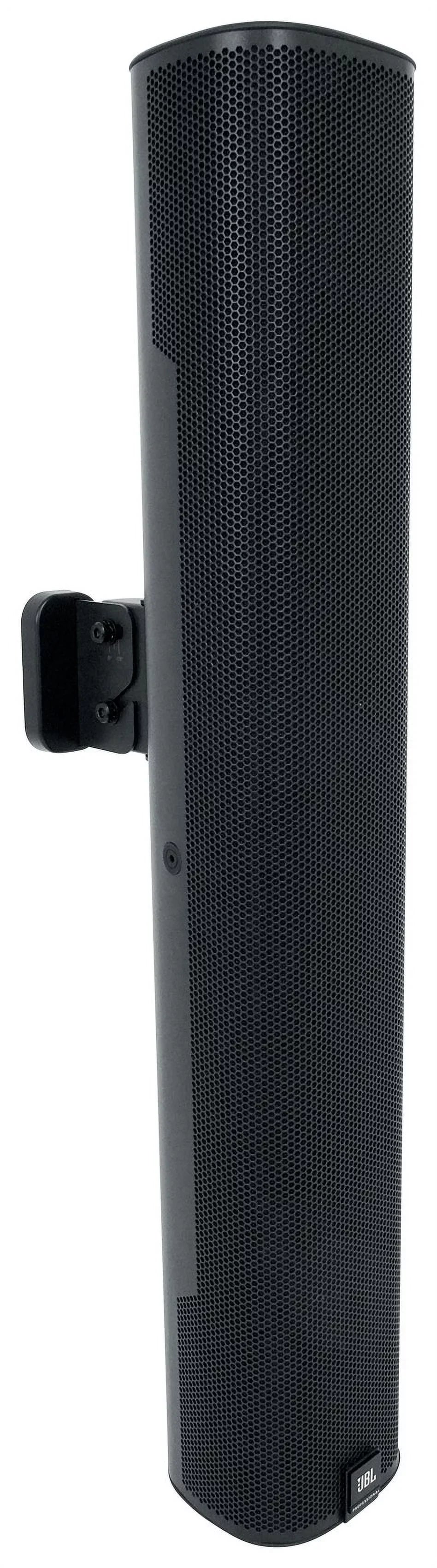 (8)  - 24" Black 70V Commercial Column Wall Mount Array Speakers+Amp