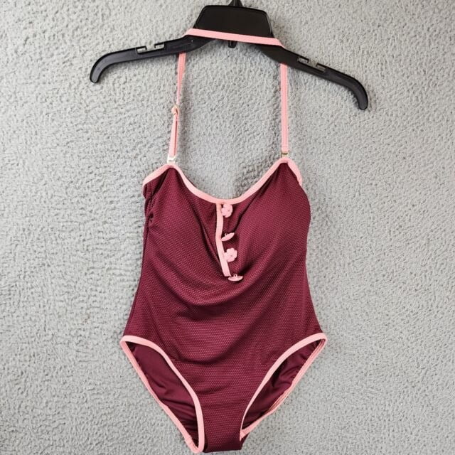 Kate Spade New York  Pique Convertible One-Piece Swimsuit,  Large