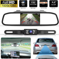 Car Backup Camera Rear View Parking System Night Vision + 5" Mirror Monitor Kit