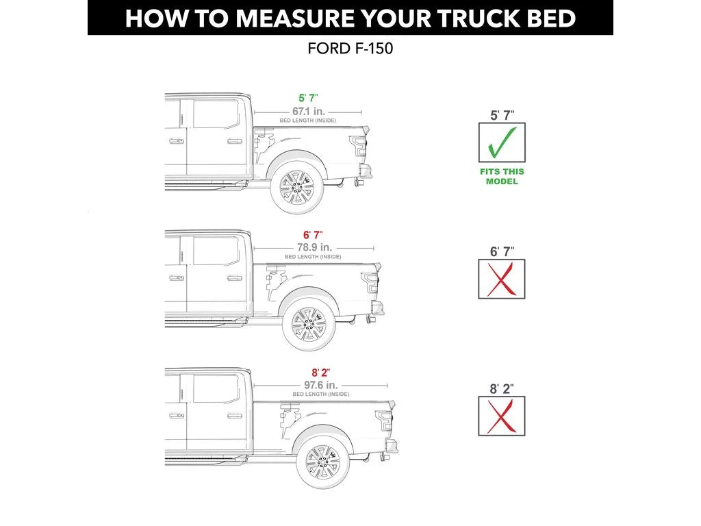 by RealTruck Revolver  Hard Rolling Truck Bed Tonneau Cover | 39329 | Compatible with 2015 - 2020 Ford -150 5' 7" Bed (67.1")