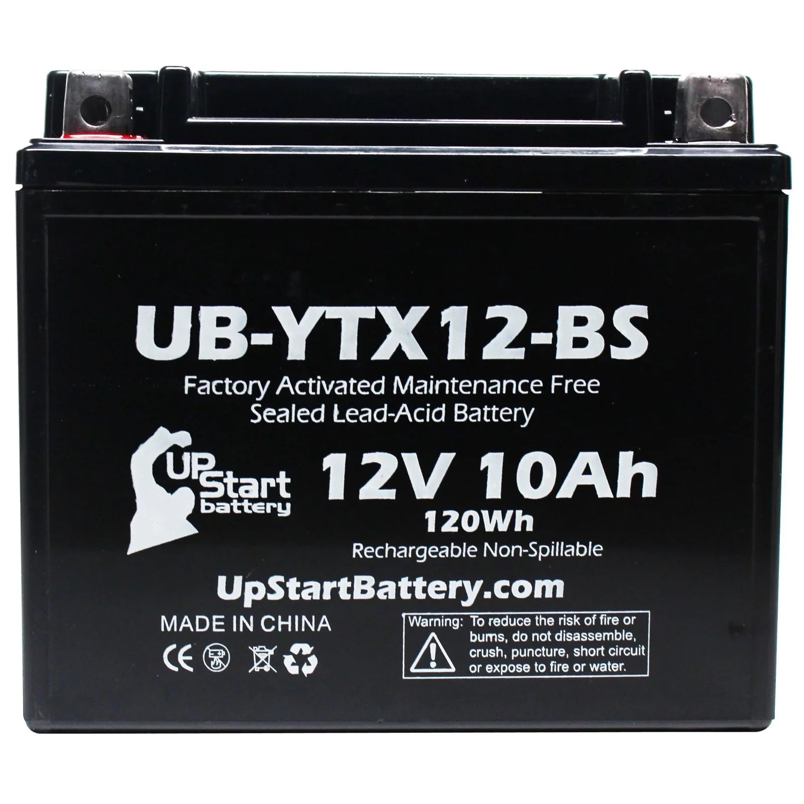 3-Pack UpStart Battery Replacement for 2003 Suzuki - 1000  Factory Activated, Maintenance Free, Motorcycle Battery - 12V, 10Ah, --