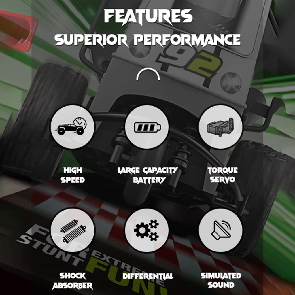 Pinnaco High Speed Remote Control Motorcycle Toy, Model with Light Spray Function, for Thrilling Racing Action
