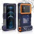 UrbanX Professional [15m/50ft] Swimming Diving Surfing Snorkeling Photo Video Waterproof Protective Case Underwater Housing for  Smart  And all Phones Up to 6.9 Inch  with Lanyard