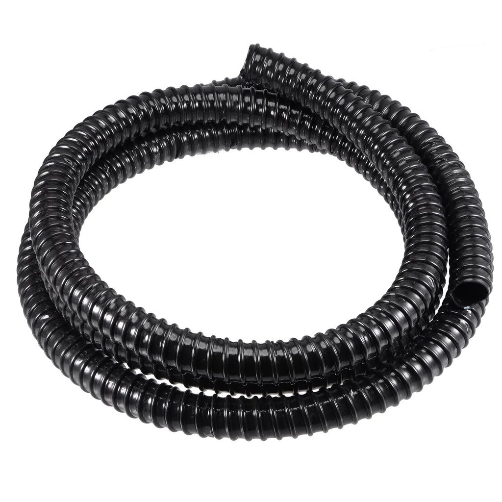 1 Inch  Corrugated Pond Tubing Black  Tube Aquarium Hose, 10ft