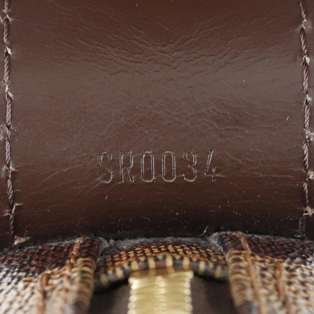 Pre-Owned   Louis Vuitton Naviglio  Damier Canvas Brown  Unisex Shoulder Bag (Fair)