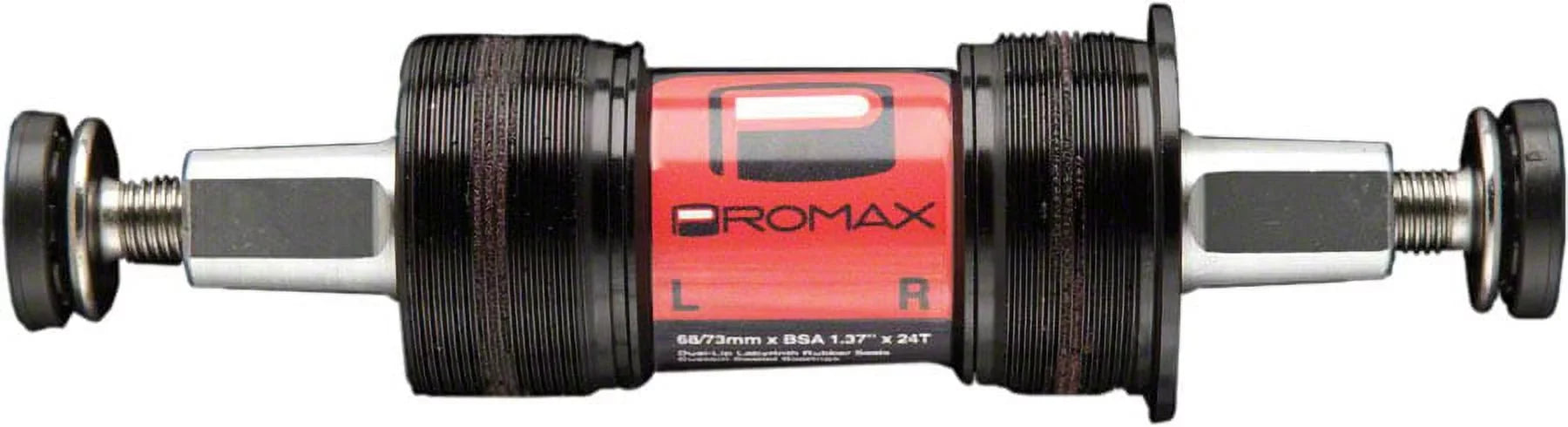 Promax -1 Square Taper Chromo  Bottom Bracket 113mm Black
