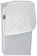 4 Pack Bed Pad Washable Incontinence Underpad - Absorbent Urinary Protection for Seniors Children 34 x 36 Silver