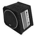 Sound Storm Laboratories  8 Inch Amplified Powered Car Audio Subwoofer Package – Built-in Amplifier, Passive Radiator, Remote Subwoofer Control, For Truck, Boxes and Enclosures