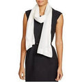 Echo Silk Chiffon Scarf, Various colors: /White