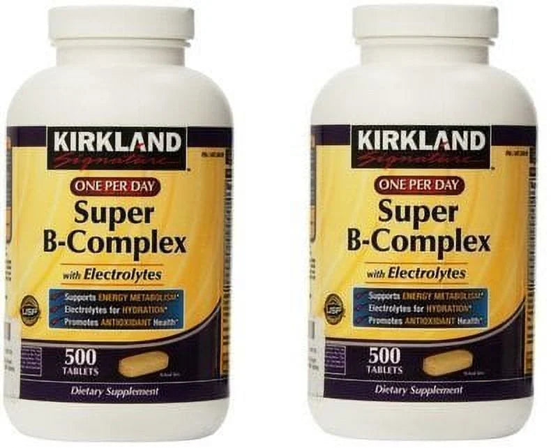 Kirkland Signature Super -Complex (2-Pack) with Electrolytes (2 x 500 Tablets)