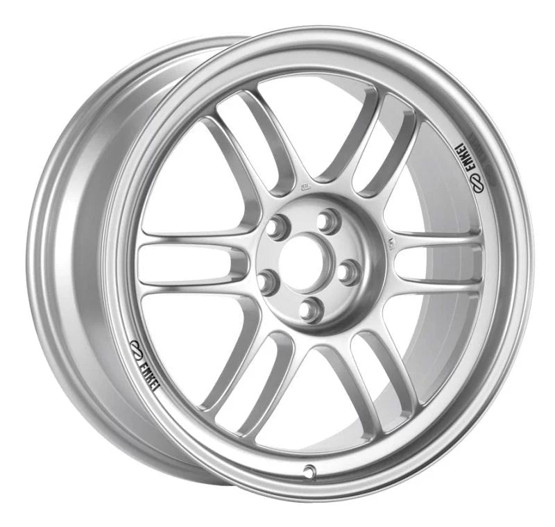 Enkei  14x7 4x100 28mm Offset 54mm Bore Silver Wheel