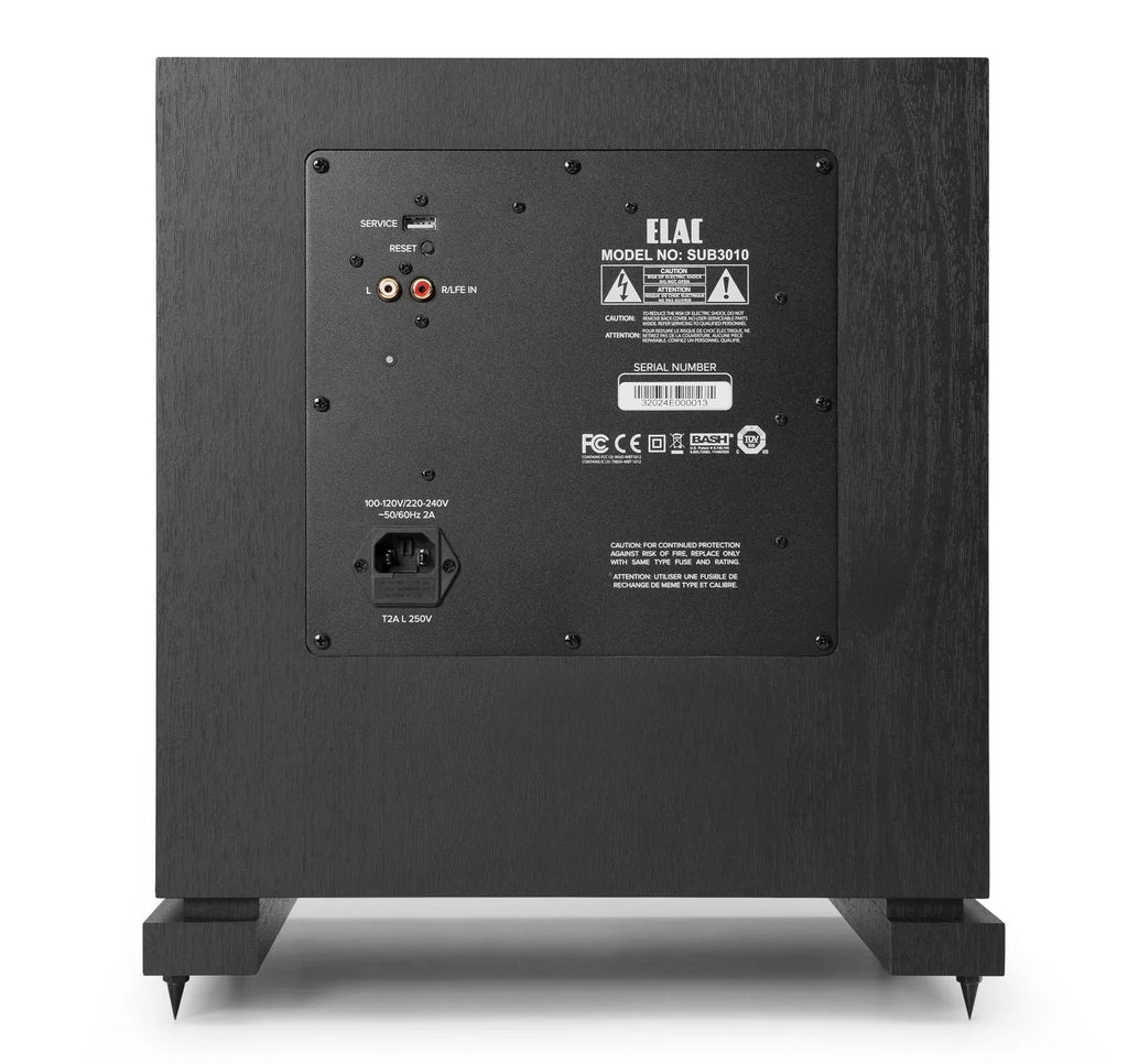 Debut 2.0  400 Watt Powered Subwoofer, Black