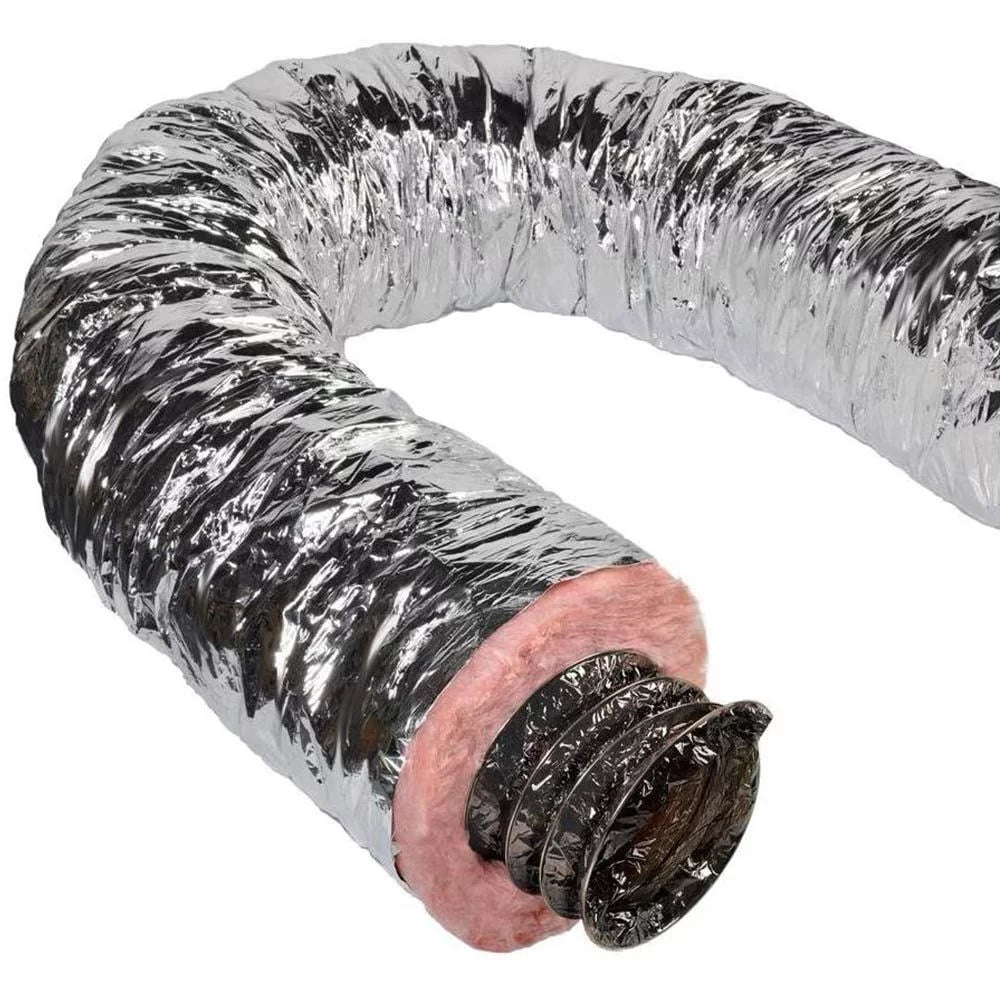 6"Silver Flex QuietFlex Insulated Flexible Duct  25'