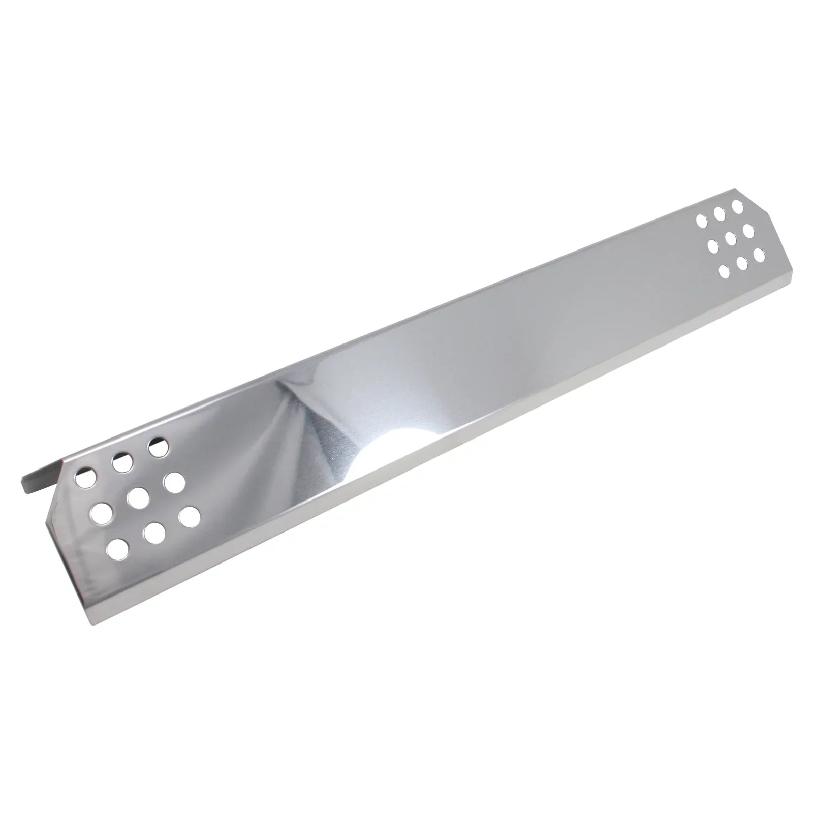 3-Pack  Grill Heat Shield Plate Tent Replacement Parts for Jenn Air 730-0709 - Compatible Barbeque Stainless Steel Flame Tamer, Guard, Deflector, Flavorizer Bar, Vaporizer Bar, Burner Cover 16 1/8"