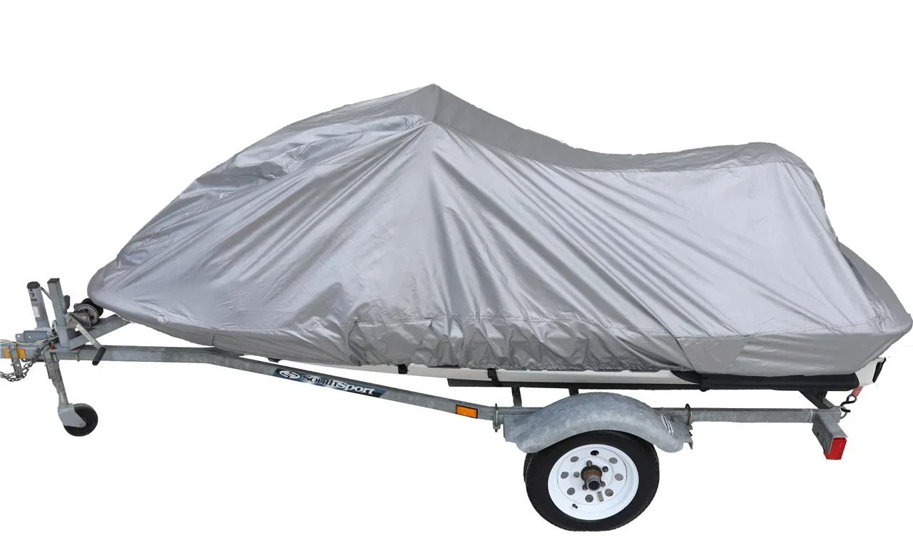 Reflective, Travel, Storage and Mooring Watercraft  Jet Ski Cover for Polaris Genesis i 2001 2002 2003 2004