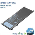 33YDH Laptop Battery For Dell Inspiron 15 7000 17 7773 7778 7786 7779 2in1