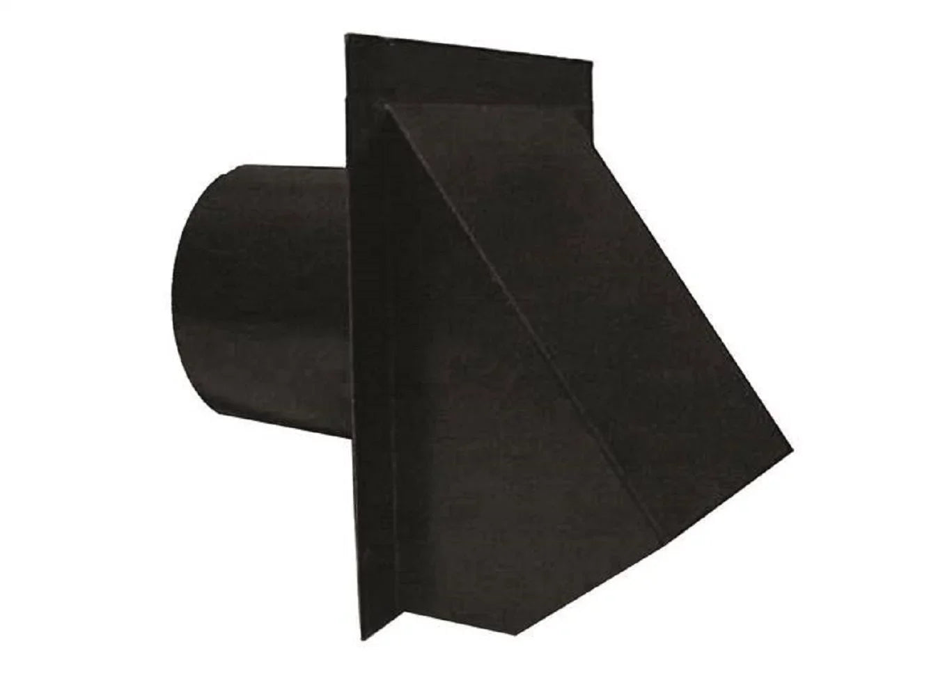 Master Flow  Round Wall Vent, 4", Black, Each