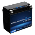 Chrome Battery Now Ytx20l-bs (20l-bs 12 Volt,18 Ah,270 Cca) Intelligent Wireless Smartphone Connectivity  Battery for Personal Watercraft - Brp (sea-doo) 1500 Gti, Gtr, Gts, Gtx, Rxt, Rxp, Wake Years (2016-2018)