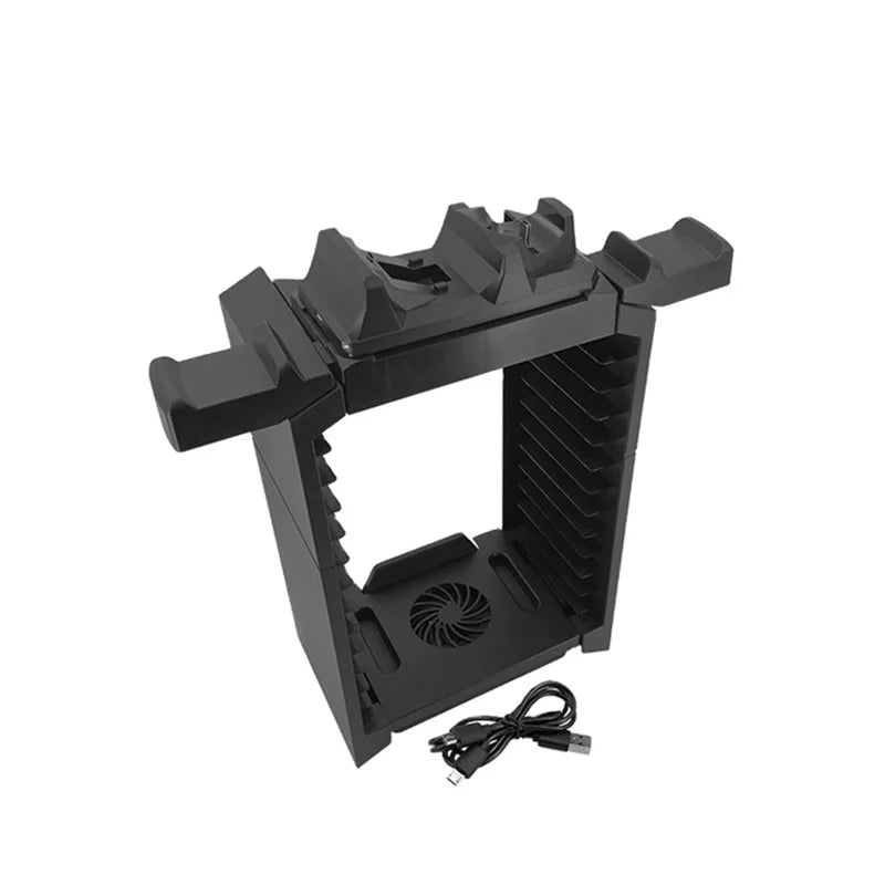 Cooling Fan Charger Vertical Stand Organizer for  Controller