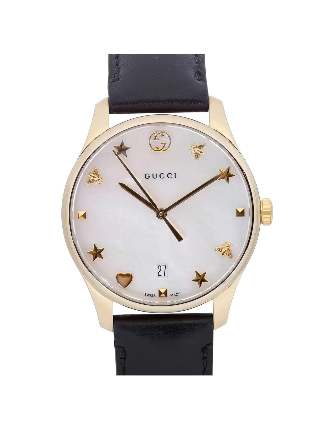 Gucci -Timeless 36mm Steel  Dial Quartz Ladies Watch