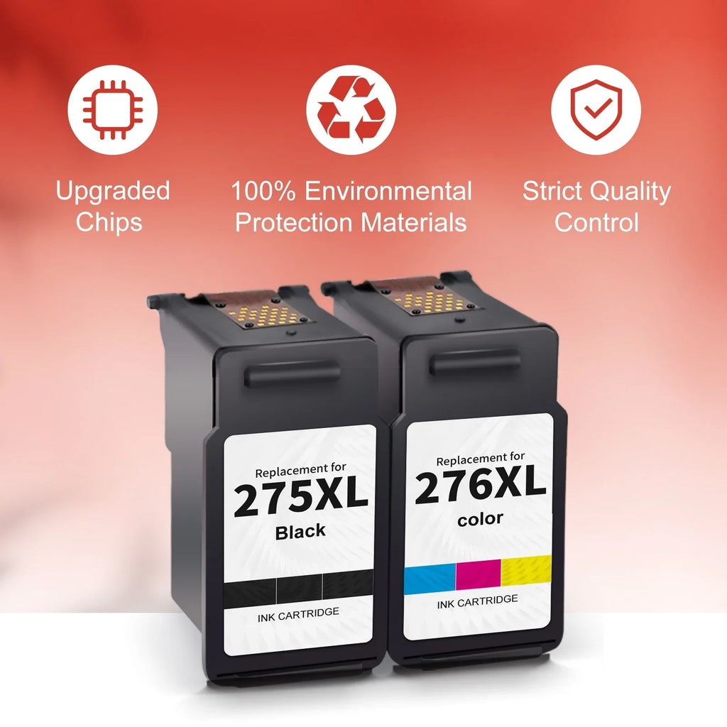 275XL Ink Cartridges for Canon Ink 275 and 276 for        (2 Pack)